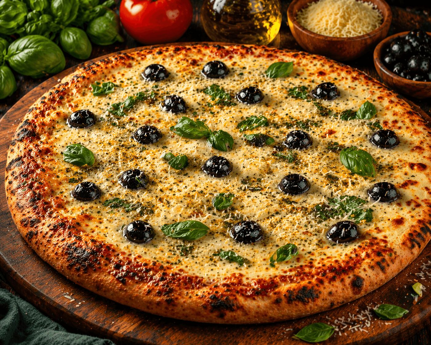Piza albahaca